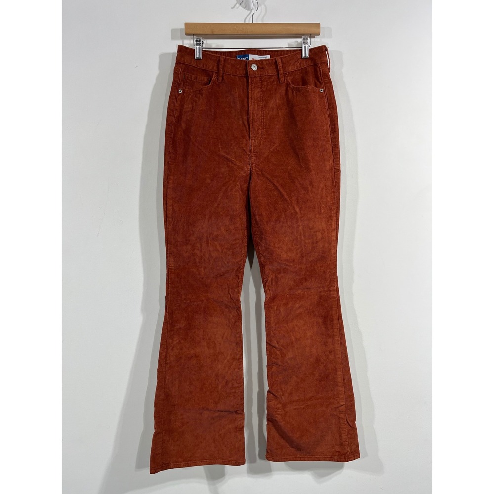 Old Navy Academia Retro High-Rise Flare Corduroy Pants Women 12 Bell Bottoms 70s